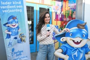 Jill Schirnhofer ambassadeur Stichting Jarige Job
